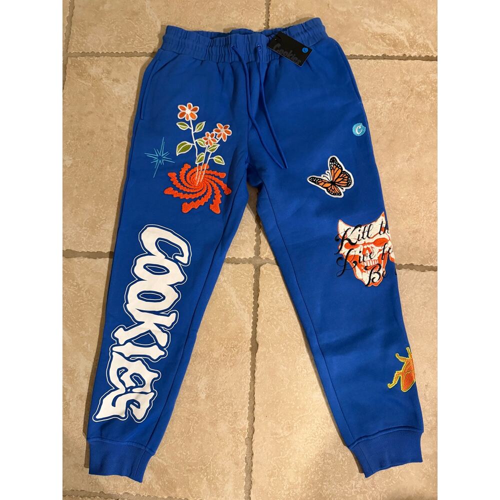 Cookies SF Berner Highest of the Highs With Chenille Sweatpants Size L NWT